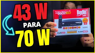 Como voltar do 43w Intelsat para o 70w Starone BedinSat BS9900