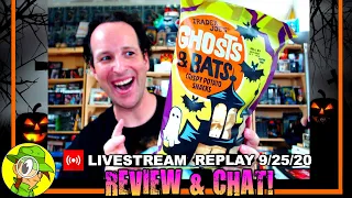 Обзор КАРТОФЕЛЬНЫХ ЗАКУСОВ Trader Joe's® GHOSTS & BATS ?? Livestream