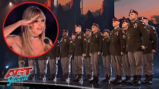 US Military Choir Takes a RISK on America's Got Talent LIVE!