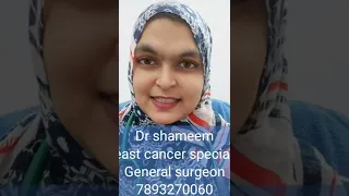 Screening for breast cancer- Dr. shameem