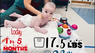 5 months old Neonatal Stroke Survivor