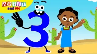 Count with Me! 1, 2, 3! - Sing with Akili and Me! | Positive Black Cartoons!