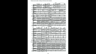 Tchaikovsky - Romeo and Juliet fantasy overture (sheet music)