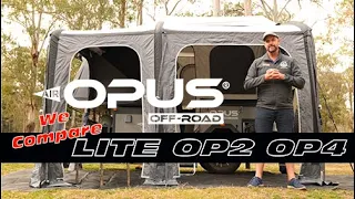 We compare the three Air OPUS camper trailer models. OP Lite, OP2 and OP4 side by side.