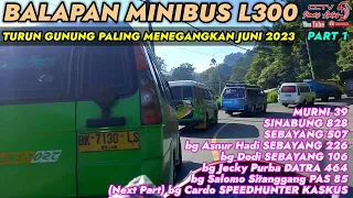 🔴 BALAPAN MINIBUS L300 PEGUNUNGAN PALING MENEGANGKAN JUNI 2023 PART 1