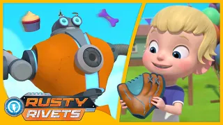 Rusty’s Cupcake Flingbot 🧁| Rusty Rivets Full Episodes | Cartoons for Kids