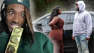 HER A** IS TO FAT TO HAVE SUCH LOW IQ, Londonsway GOLD DIGGER PRANK Part 704 REACTION