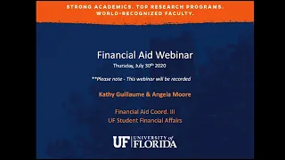 2020 Financial Aid Webinar