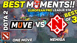 NEMIGA vs One Move - HIGHLIGHTS - European Pro League S18 | Dota 2