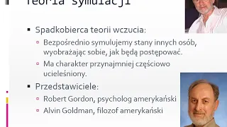 Filozofia umysłu I, wykład 8: Poznanie innych umysłów. Teoria symulacji