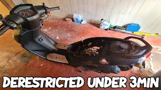 How to derestrict a moped