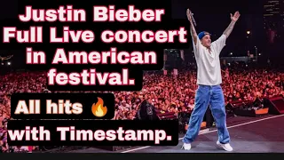 Justin Bieber live at American festival. please skip first 20 seconds.