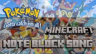 Minecraft Note Blocks: Pokémon Theme Song (Gotta catch 'em all)