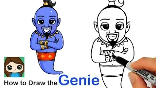 How to Draw The Genie | Disney Aladdin