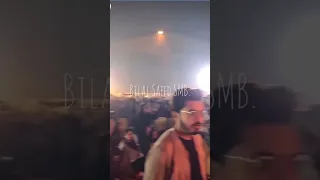 Bilal Saeed live performing 12saal" No-MakeUp " 2Number at university of faislabad 17-12-2021