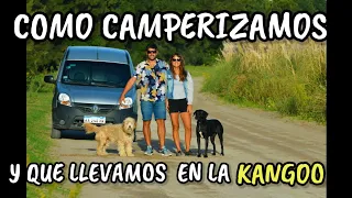 COMO VIAJAMOS, QUE LLEVAMOS Y COMO CAMPERIZAMOS LA KANGOO! (Primer video mostrando TODO)