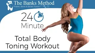 Total Body Burn and Sculpt, 24 Minute Ballet & Pilates Style Workout | The Banks Method