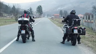 BMW GS 1200 Adventure VS Suzuki DL 1000 V-Strom  speed test