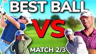 The SHOWDOWN Part Two!! 2v2 BEST BALL. Team George VS Team Wesley | Bryan Bros Golf