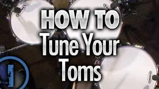 How To Tune Your Toms - Drum Lessons