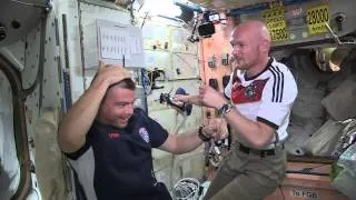 U.S. Astronauts Shave Heads Following World Cup Loss to Germany