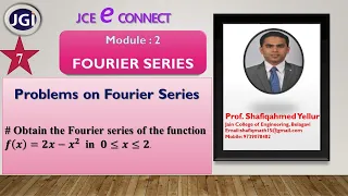#7 |  Fourier Series Problems |By Shafiqahmed