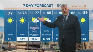 SW Idaho weather: Chance of Mother's Day storms, mostly sunny weekend