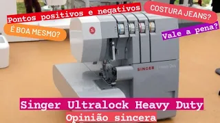 32 - A nova Ultralock da Singer 14HD854 Heavy Duty - Resenha completa