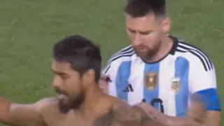 AUTOGRAFA MINHAS COSTAS MESSI