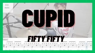 Cupid - FIFTY FIFTY | 드럼연주, 드럼커버, 드럼레슨, 드럼악보 | 시온뮤직