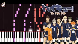 Haikyuu!!: To the Top OP - PHOENIX | [Piano Cover] (Synthesia) 「ピアノ」