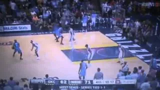 Oklahoma City Thunder Vs Memphis Grizzlies Full 4th Quarter Part 1 Game 3 NBA Playoffs 2013 5/11/13