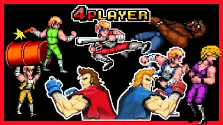 Double Dragon Reloaded Bootleg Weapons Mode 4Players Co-Op + Download OpenBOR Cheatrun [037]