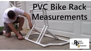 PVC Bike Rack - Measurements and Design