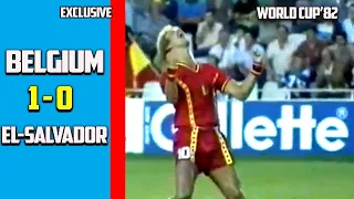 Belgium vs El Salvador 1 - 0 Highlight World Cup 1982