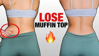 MUFFIN TOP WORKOUT (10 MINUTES) | LOSE LOVE HANDLES | Celamarr