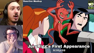 👹JuryRigg's First Appearance👹 | Reaction Mashup | Ben 10: Ultimate Alien S2Ep28