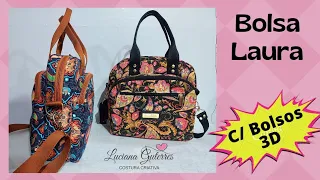 Bolsa Laura - Com Bolsos 3D