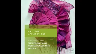 Call for applications | Handmade Oxford - The International Contemporary Crafts Festival 2022