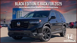 The Black Edition is BACK! | 2025 Honda Pilot Black Edition Overview