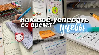 КАК ВСЕ УСПЕВАТЬ ВО ВРЕМЯ УЧЕБЫ & СТАНЬ ПРОДУКТИВНЕЕ