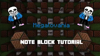 Undertale "Megalovania" - Minecraft Note Block - Tutorial #3