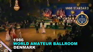 1986 World Amateur Ballroom Dance Championships - Aarhus DENMARK 27th April