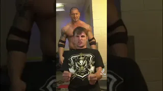 A Batista Fan Intrupted Batista In Backstage