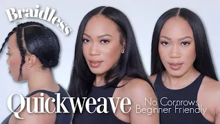 EASY QUICK WEAVE | BRAIDLESS Install