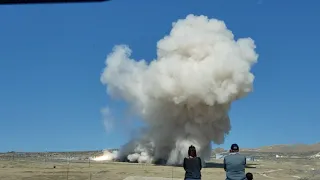 Northrop Grumman GEM 63 Static Test Firing! 2018  ACTUAL TEST FIRE!