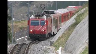 Matterhorn Gotthard Railway (MGB) between Zermatt, Visp and Brig