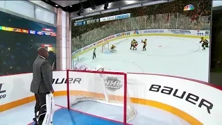 NHL Tonight:  Rask demo:  Weekes demonstrates Tuukka Rask's upright stance  May 9,  2019