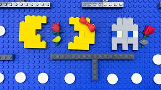 Ms. Pac-man vs Pacman Madness #Short | Pacman Lego Stopmotion