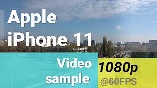 Apple iPhone 11 1080p@60fps video - main camera